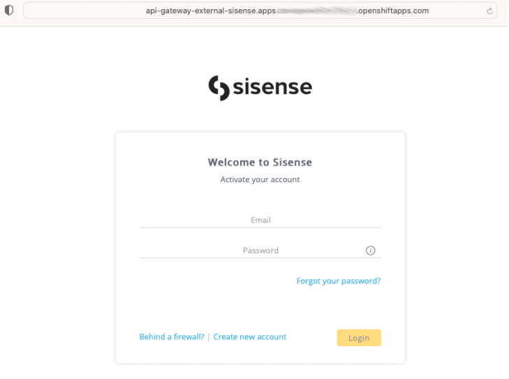 Activate Login