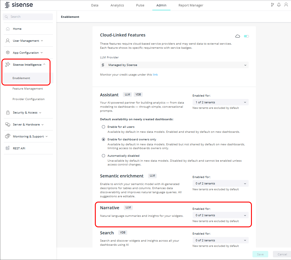 Admin Intelligence Enablement Narrative