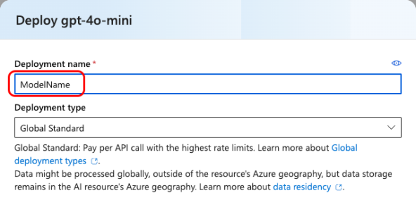Azure DeployModel