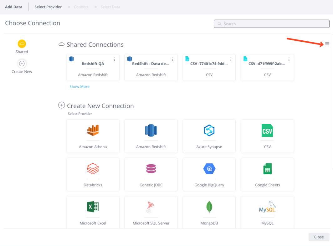 ConnMgmt ListToggle