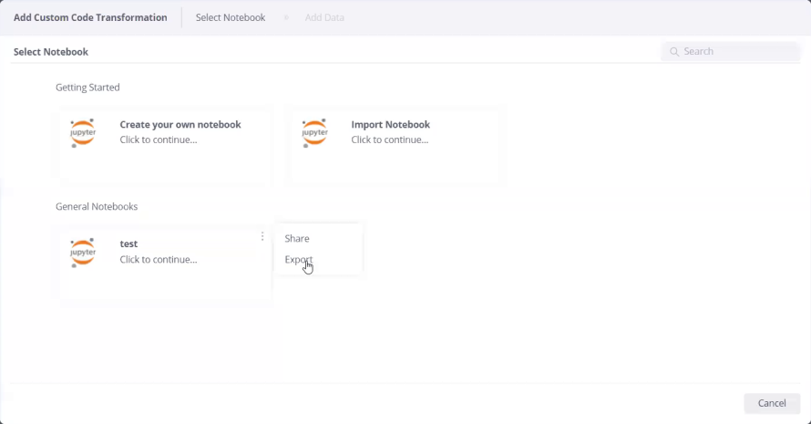 ExportNotebook