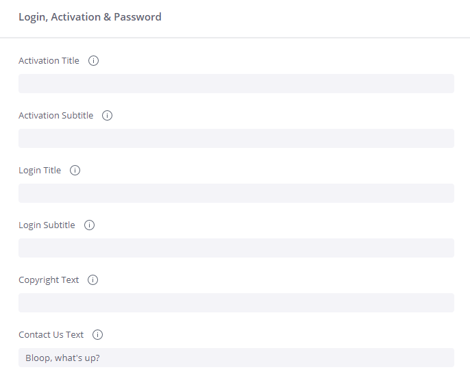 LoginActivationPassword
