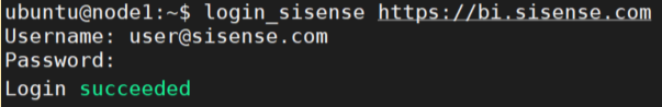 Login success
