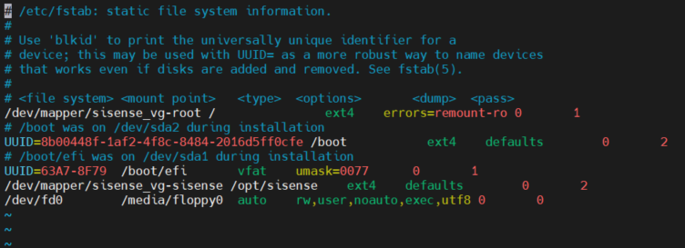 Open fstab Editor