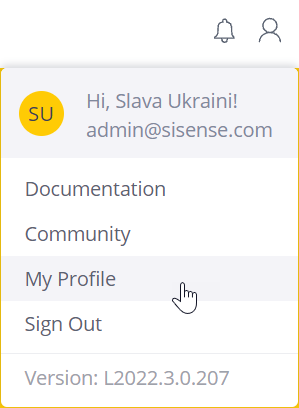 Select MyProfile