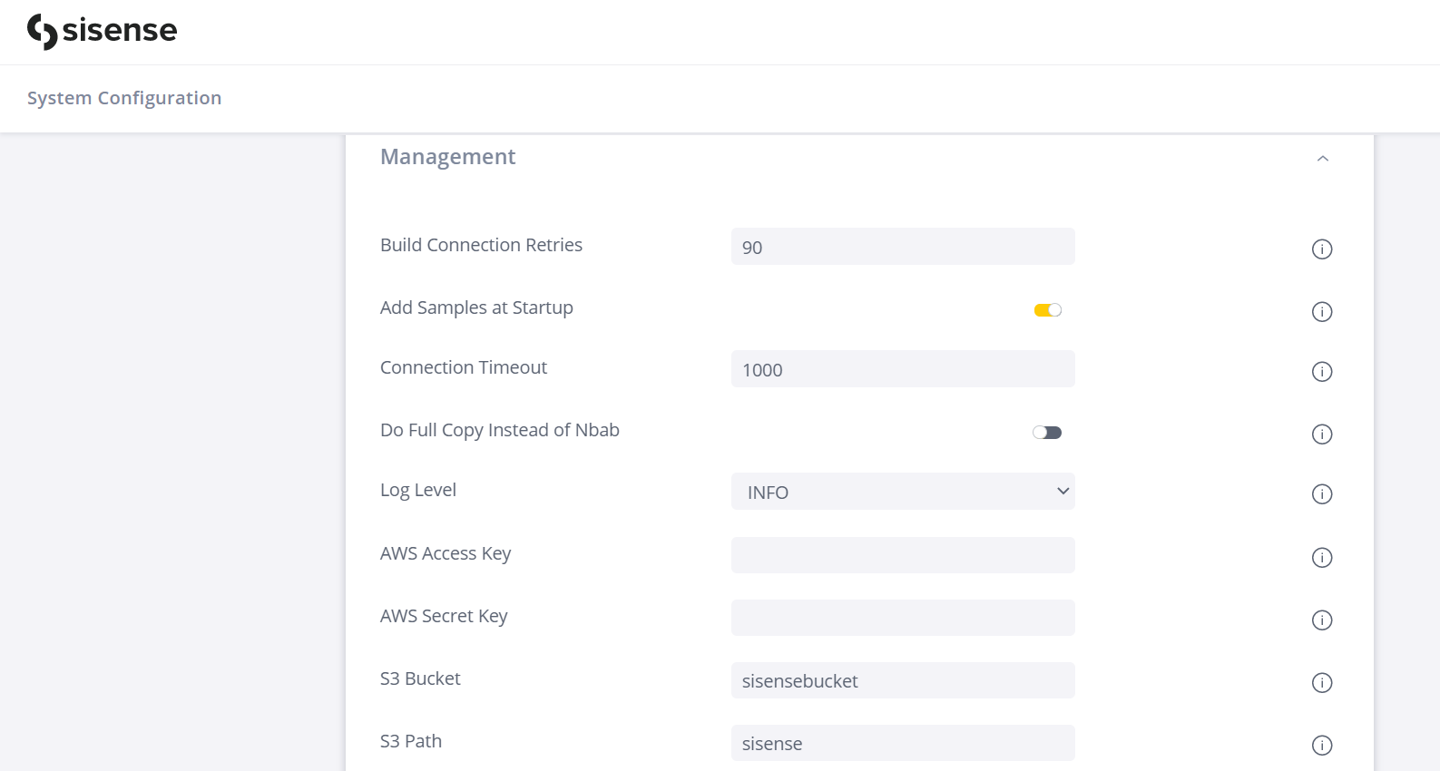 SysConfig Mgmt