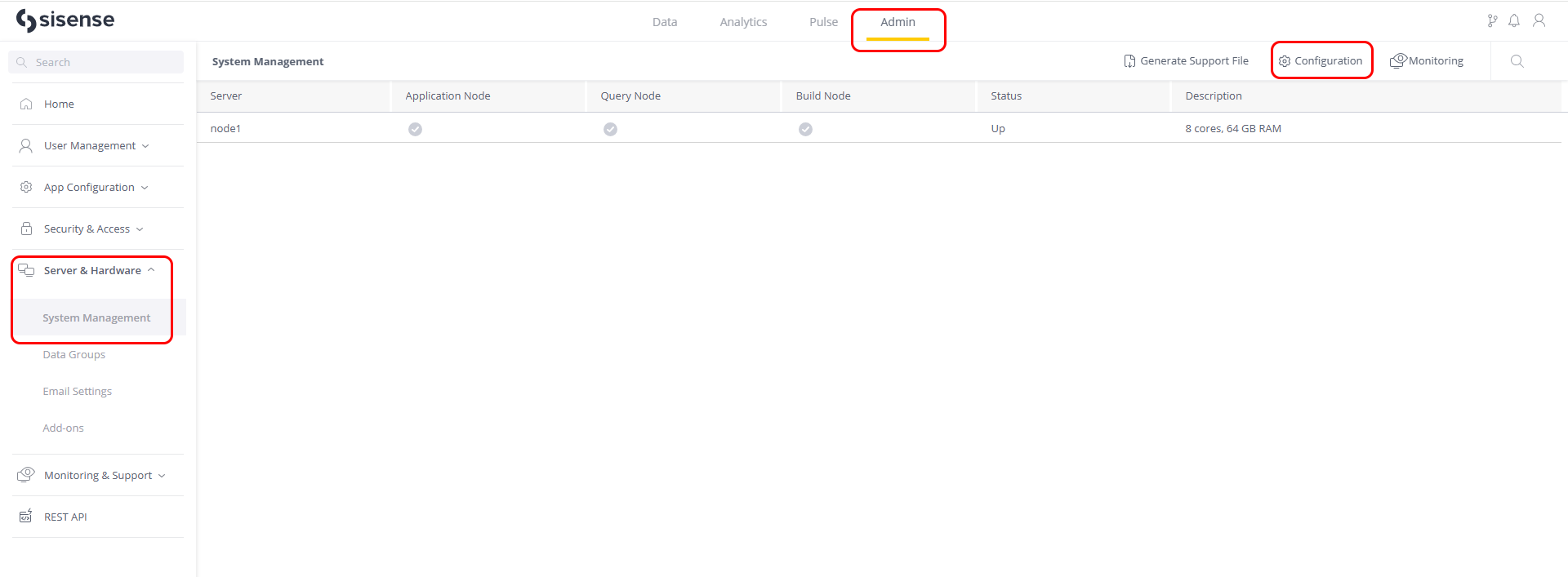 SysMan Config