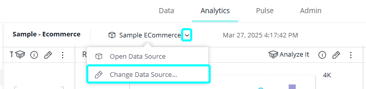 Change data source