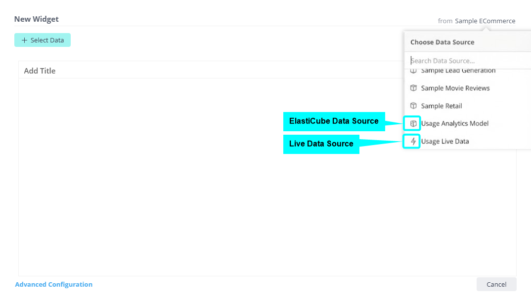 Choose data source
