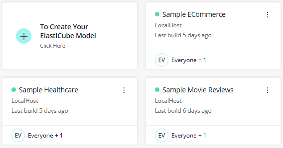 Dashboard tile view