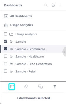 Export multiple dashboards