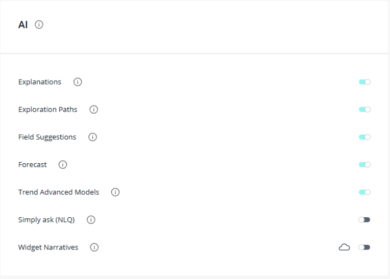 Feature management ai