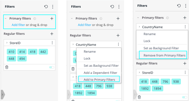 Filters primary