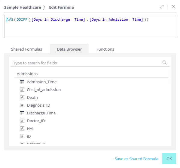 Formula editor