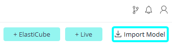 Import model button