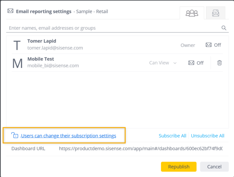 Lock user report mgt