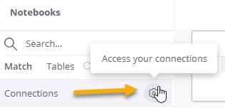 Notebook access connections