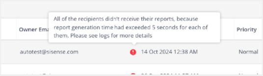 Report manager timeout