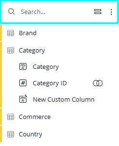 Search panel
