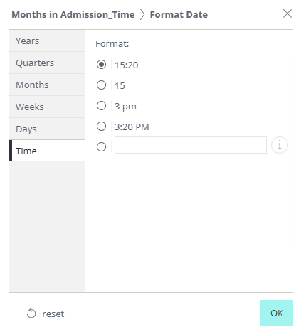 Widget format date