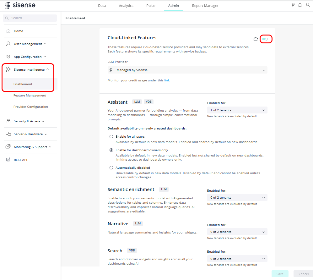 Admin Intelligence Enablement CloudLinked