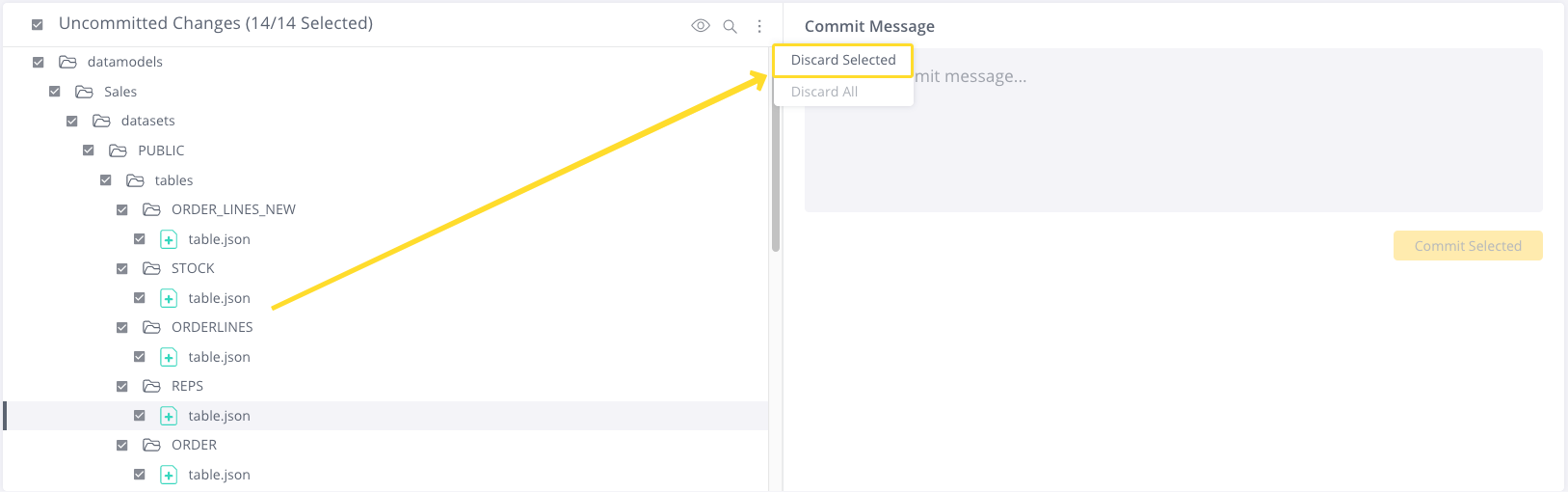 Working with Git Integration Projects