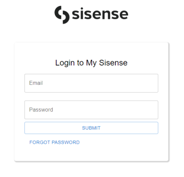 My Sisense (Licensing Application)