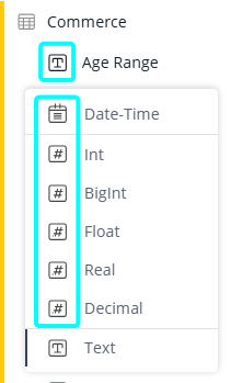 Change field type