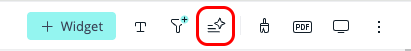 Dashboard menu bar showing the Dashboard Narrative icon